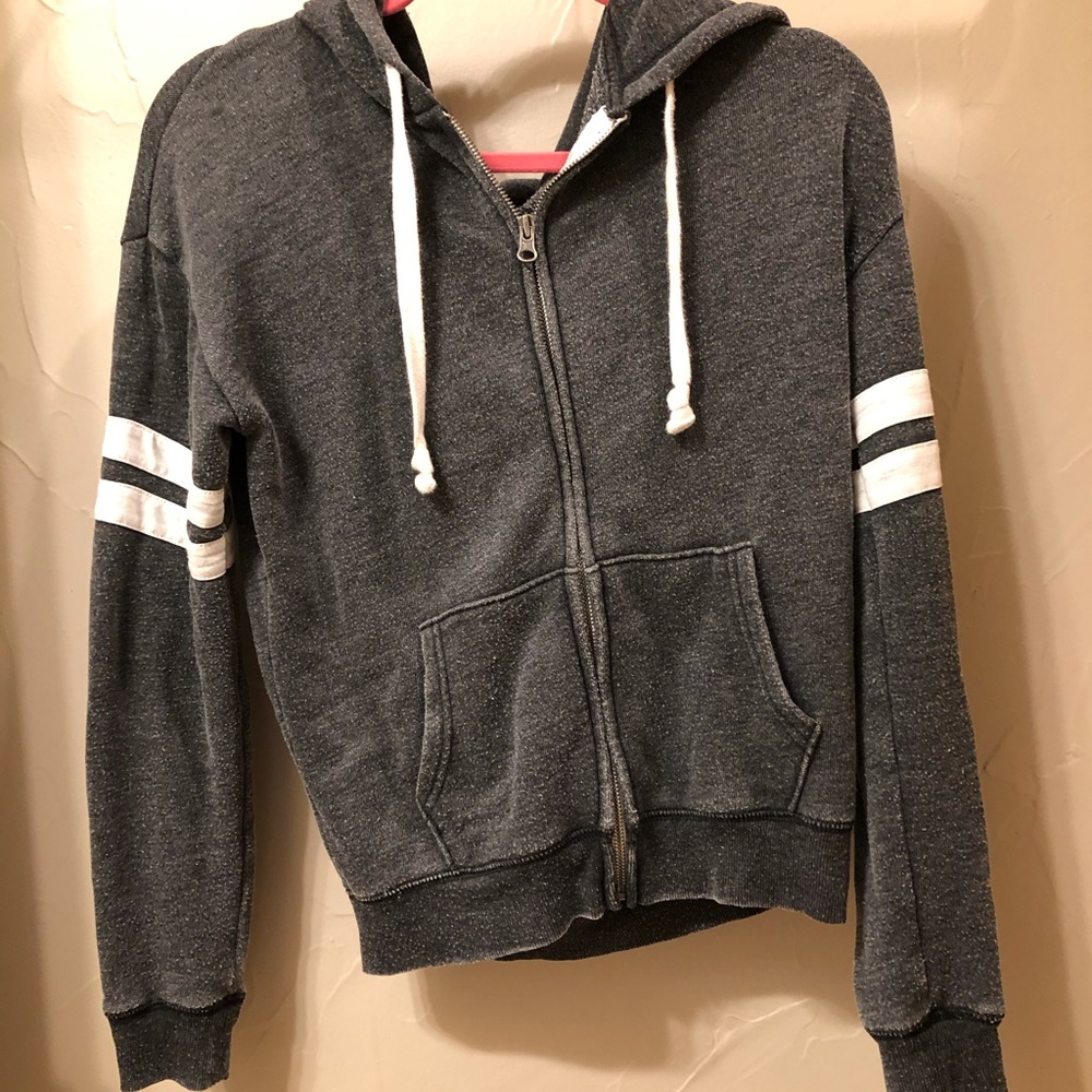 American Eagle gray zip up jacket